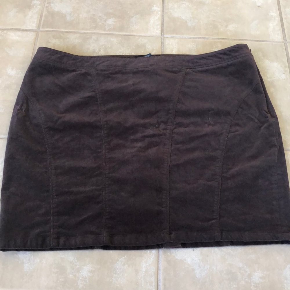 Lane Bryant corduroy Skirt